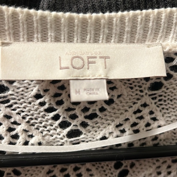 Loft Cream Crochet Long Cardigan - Picture 5 of 5